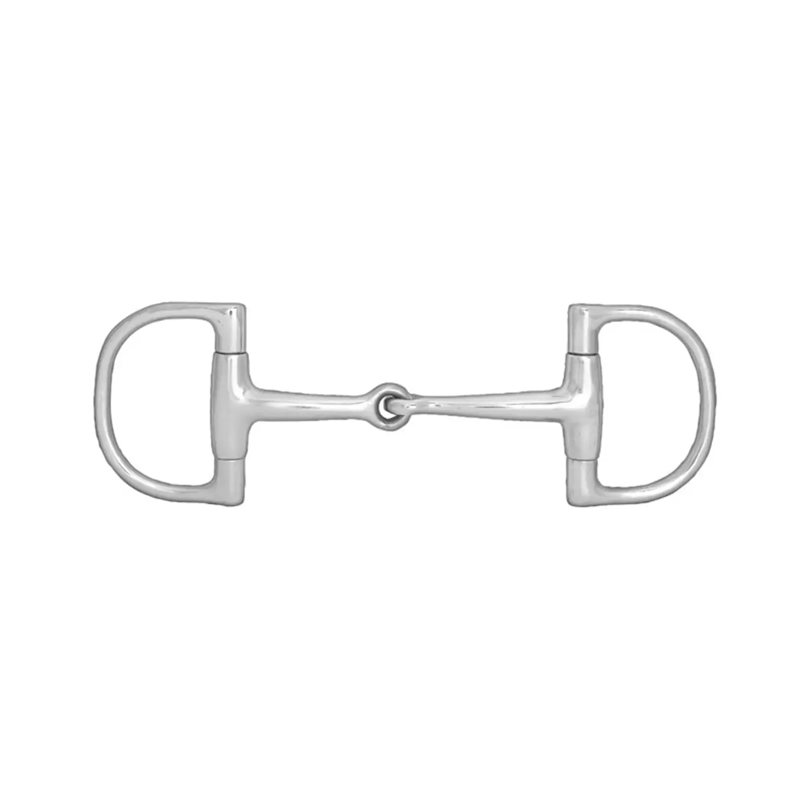 Tvådelat bett med D-ring