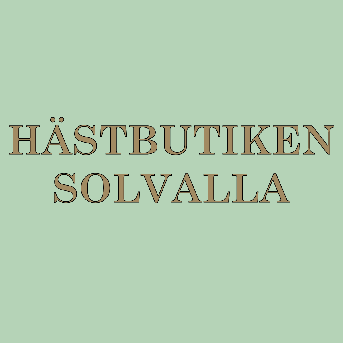 hastbutikensolvalla